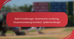 Balk Fortolkninger: Dommerens vurdering, Situationsmæssig kontekst, Spillerhandlinger